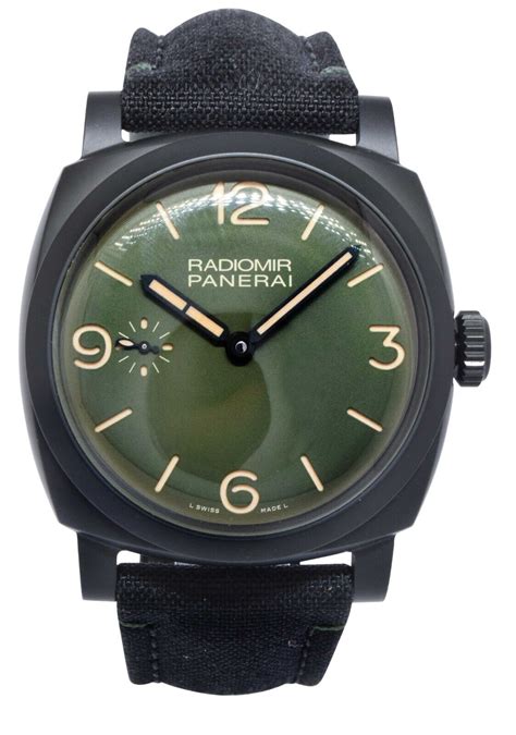 Panerai Radiomir PAM 997 Military Green Dial Ceramic 48mm 